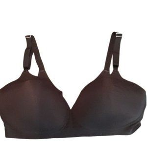 Hanes Smoothtec Bra Wireless Size XL Black